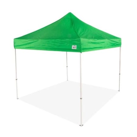 DS Kit 10 FT X 10 FT  Steel Canopy, 500D Top Green, And Roller Bag